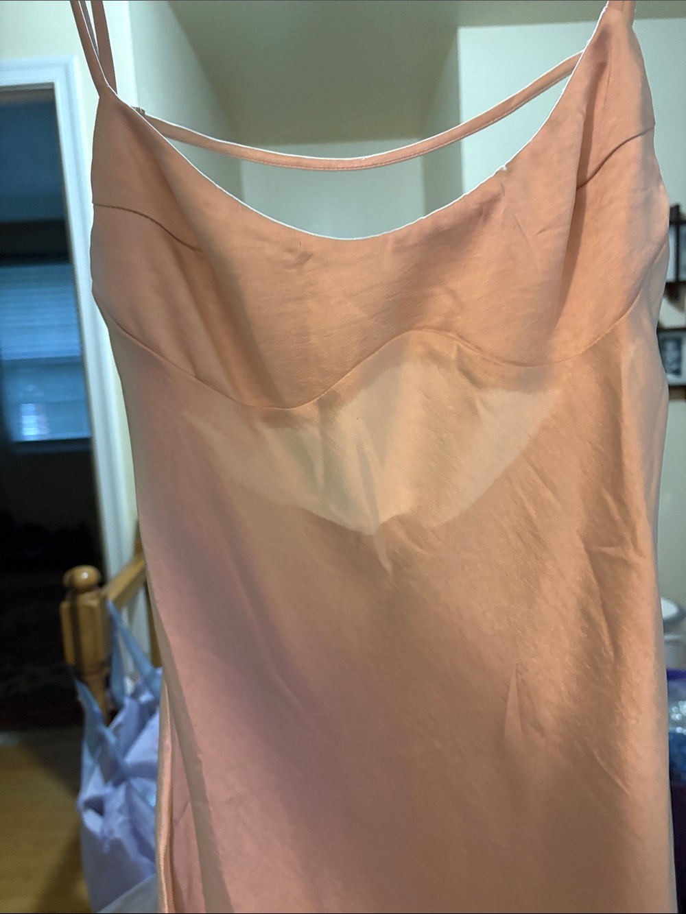 Princess Polly Pale Pink Satin Slip Mini Dress